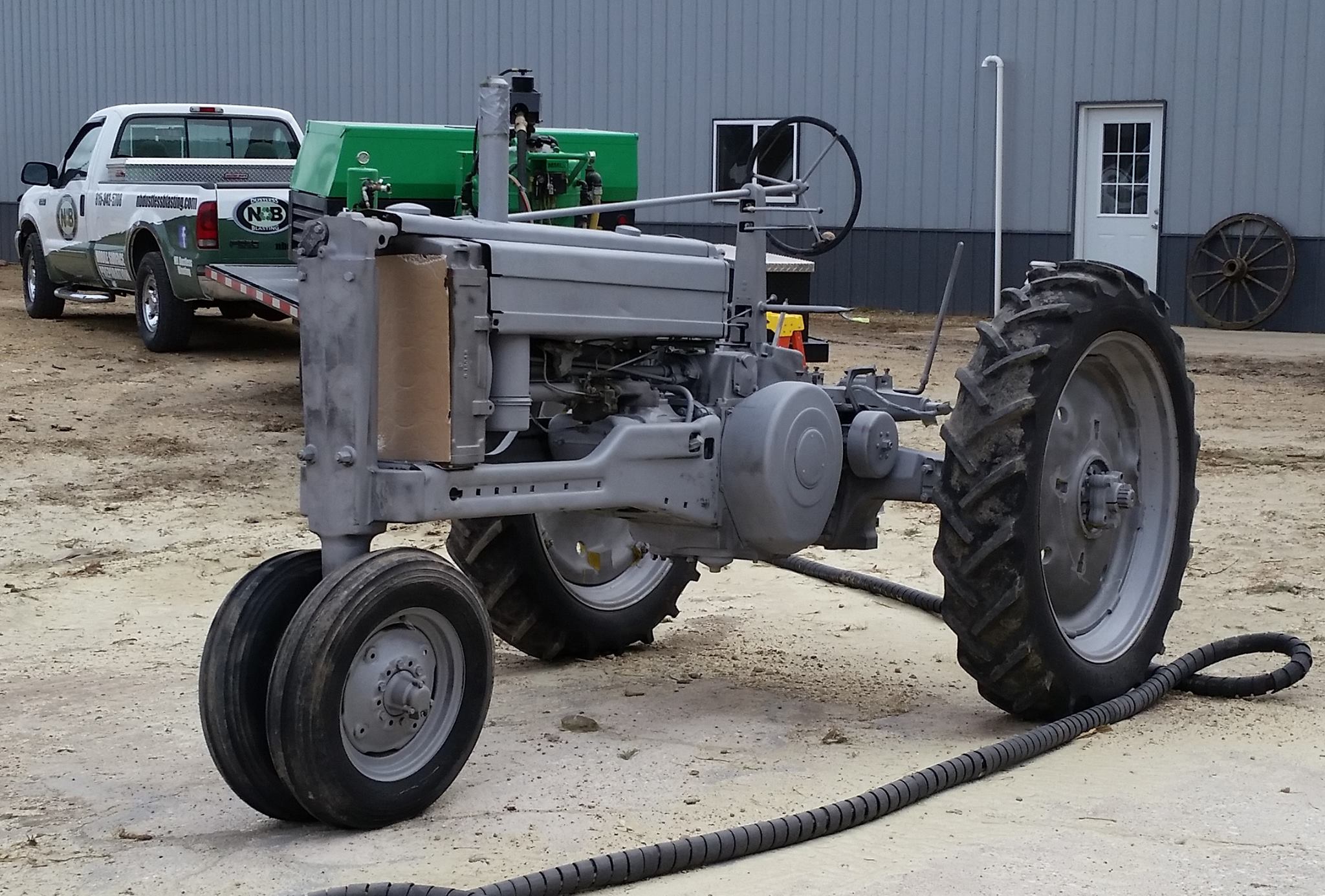 Texas Blast Away industrial dustless blasting project