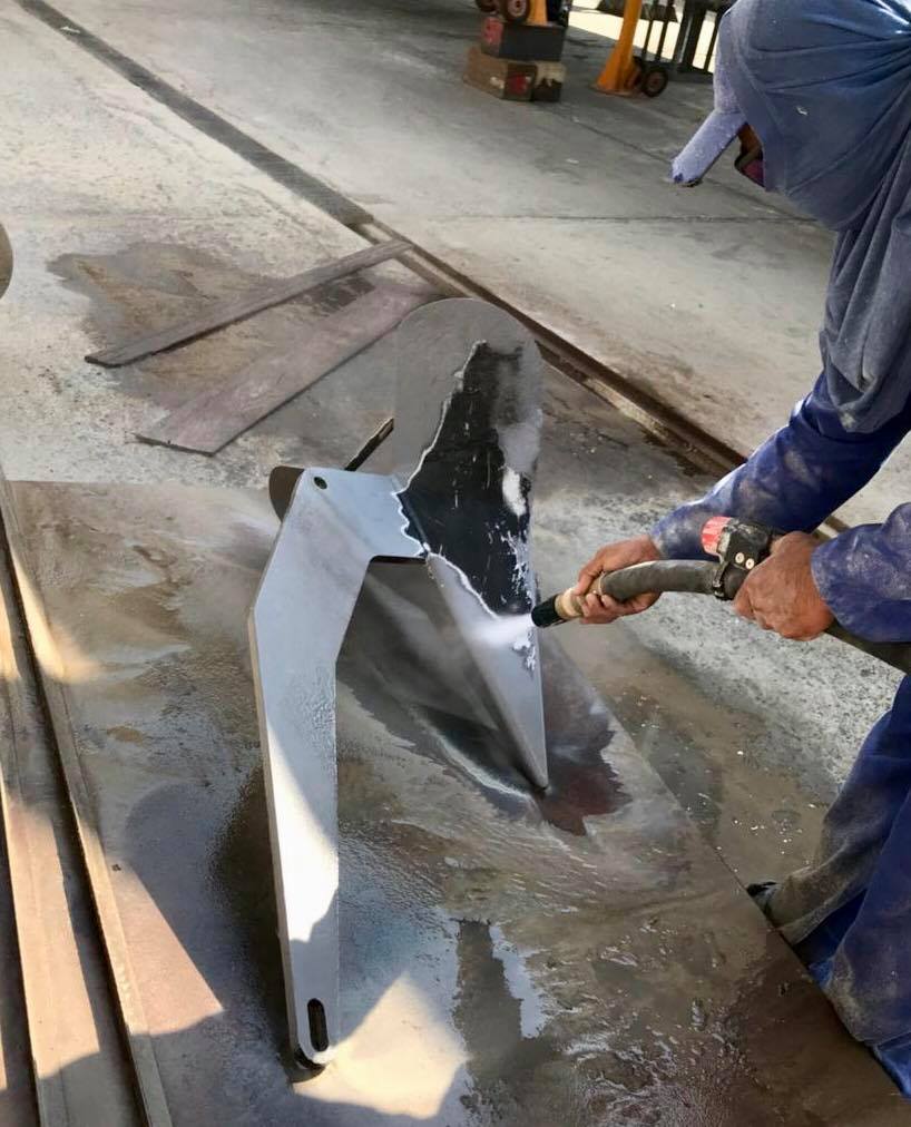 Texas Blast Away marine dustless blasting project