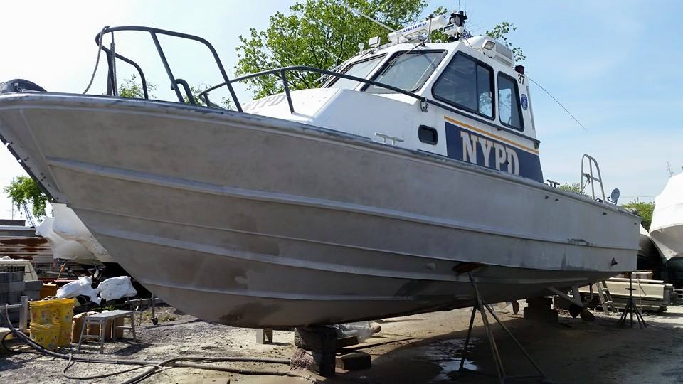 Texas Blast Away marine dustless blasting project