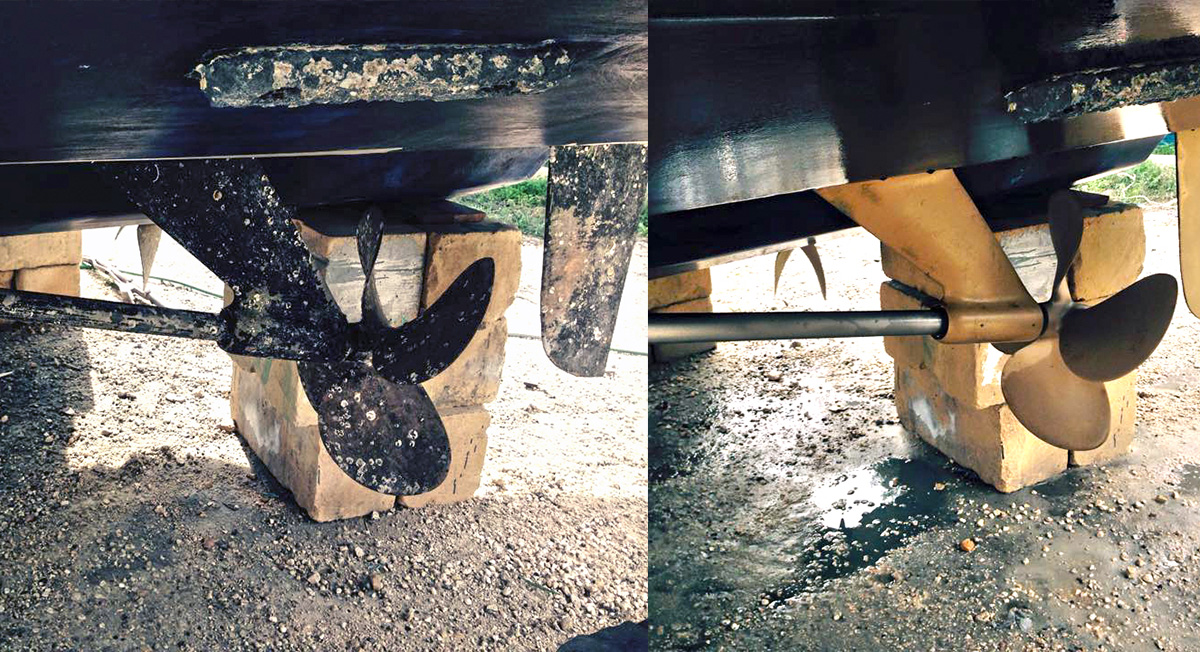 Texas Blast Away marine dustless blasting project